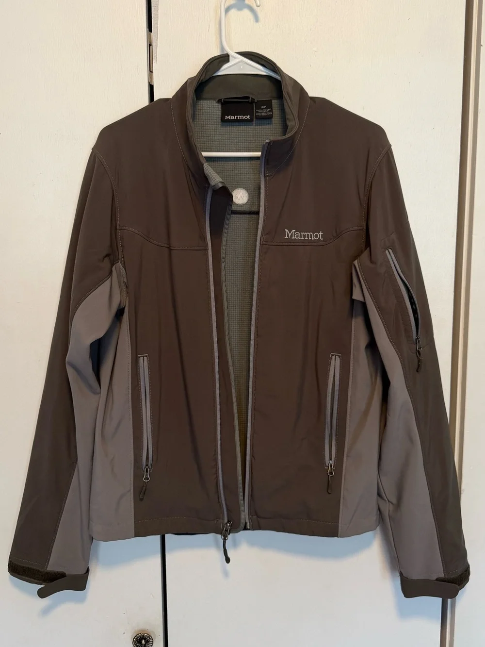 Marmot Two-Tone Brown & Gray Performance Softshell Jacket
